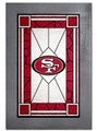 San Francisco 49ers Stained Glass with Frame
