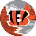 Cincinnati Bengals 12" Landscape Circle Sign