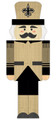 New Orleans Saints 31" Nutcracker Leaner