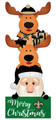 New Orleans Saints 31" Santa Stack Leaner