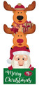 San Francisco 49ers 31" Santa Stack Leaner