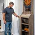 Arachnid E650 Cricket Pro LED Dartboard Cabinet
