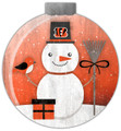 Cincinnati Bengals 12" Snow Globe Wall Art