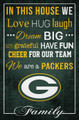 Green Bay Packers 17" x 26" In This House Sign