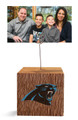 Carolina Panthers Block Spiral Photo Holder