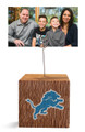 Detroit Lions Block Spiral Photo Holder