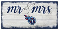 Tennessee Titans Script Mr. & Mrs. Sign
