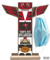 Tampa Bay Buccaneers Totem Mask Holder