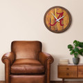 Alabama Crimson Tide "Faux" Barrel Top Wall Clock