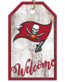 Tampa Bay Buccaneers Welcome Team Tag 11" x 19" Sign
