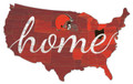 Cleveland Browns USA Cutout Sign