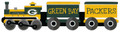 Green Bay Packers Train Cutout 6" x 24" Sign