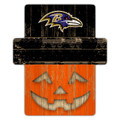 Baltimore Ravens Pumpkin Cutout with Stake