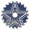 Dallas Cowboys 12" Rustic Circular Saw Sign