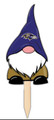 Baltimore Ravens Gnome Yard Stake
