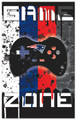 New England Patriots Game Zone 11" x 19" Sign