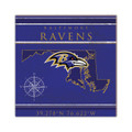 Baltimore Ravens Coordinates 10" x 10" Sign