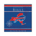 Buffalo Bills Coordinates 10" x 10" Sign