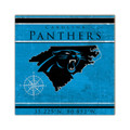 Carolina Panthers Coordinates 10" x 10" Sign