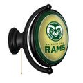 Colorado State Rams Oval Rotating Lighted Wall Sign