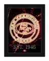 San Francisco 49ers Neon Circle Logo 12" x 16" Framed Wall Art