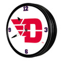 Dayton Flyers Retro Lighted Wall Clock