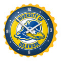 Delaware Blue Hens Bottle Cap Wall Clock