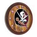 Florida State Seminoles "Faux" Barrel Top Wall Clock