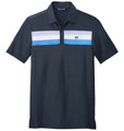 TravisMathew Cabana Chest Stripe Custom Men's Polo Shirt