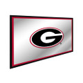 Georgia Bulldogs Horizontal Framed Mirrored Wall Sign