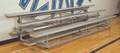 Bison All Aluminum Easy Store 7.5' Indoor Bleachers - 3 Tier