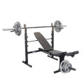 Best Fitness Olympic Bench with Leg Developer