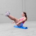 Body Solid 36" Blue Foam Roller - Half