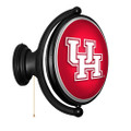 Houston Cougars Oval Rotating Lighted Wall Sign
