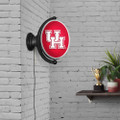 Houston Cougars Oval Rotating Lighted Wall Sign