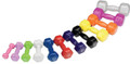 Body Solid Vinyl Dumbell Set- 1-10 lb pairs