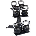 Body Solid 3-Pair Upright Kettlebell Rack