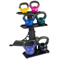 Body Solid 3-Pair Upright Kettlebell Rack
