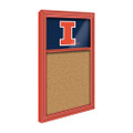 Illinois Fighting Illini Cork Note Board