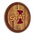 Iowa State Cyclones "Faux" Barrel Top Sign