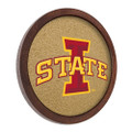 Iowa State Cyclones "Faux" Barrel Framed Cork Board