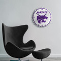 Kansas State Wildcats Bottle Cap Wall Clock