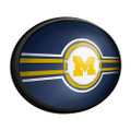 Michigan Wolverines Oval Slimline Lighted Wall Sign