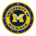 Michigan Wolverines Modern Disc Wall Clock