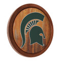 Michigan State Spartans "Faux" Barrel Top Sign
