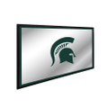 Michigan State Spartans Horizontal Framed Mirrored Wall Sign