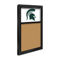 Michigan State Spartans Cork Note Board