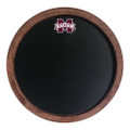 Mississippi State Bulldogs Chalkboard ""Faux"" Barrel Top Sign