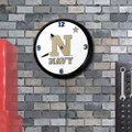 Navy Midshipmen Retro Lighted Wall Clock