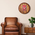North Carolina State Wolfpack "Faux" Barrel Top Wall Clock